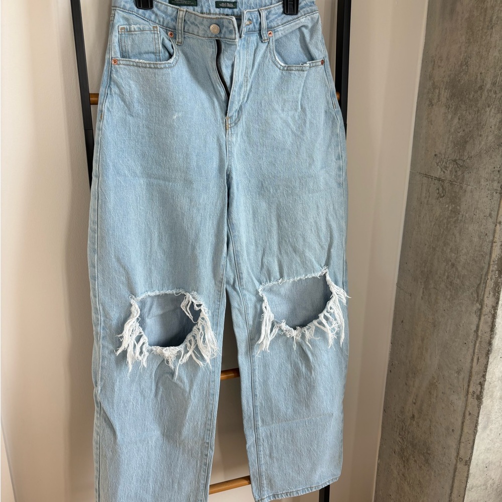 Wild Fable Distressed Light Blue Jeans